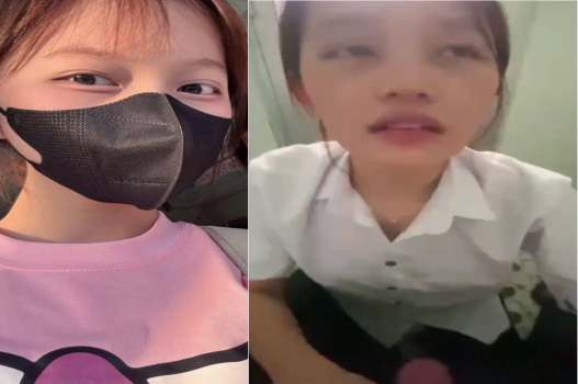 Em học sinh cuồng mút cặc bạn trong toilet