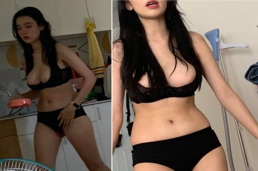 Gái xinh vú to gọi trai sang nhà chịch