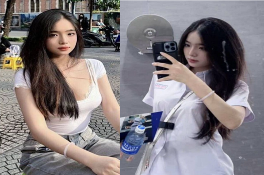 Nữ sinh Lý Nhật Mai Thy mê tư thế cưỡi ngựa