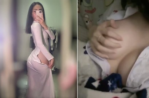 Sex nữ sinh mông to bị doggy cho thở gấp